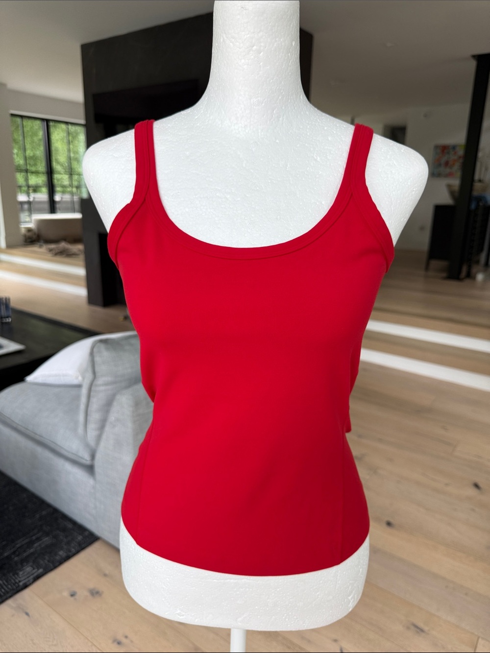 lululemon athletica Align Red Scoop Neck Tank Top